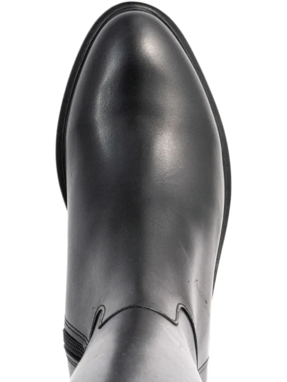 SERGIO MORETTI FIRENZE knee-high leather boots Zwart