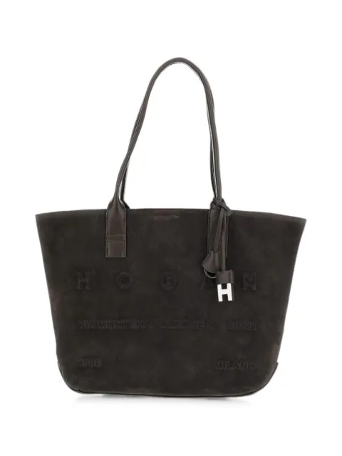 Hogan small Address logo-embossed tote bag