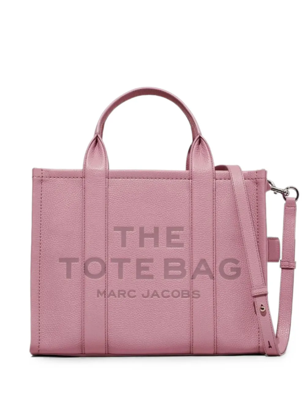 Marc Jacobs Medium Tote Leather Tote Bag In Pink
