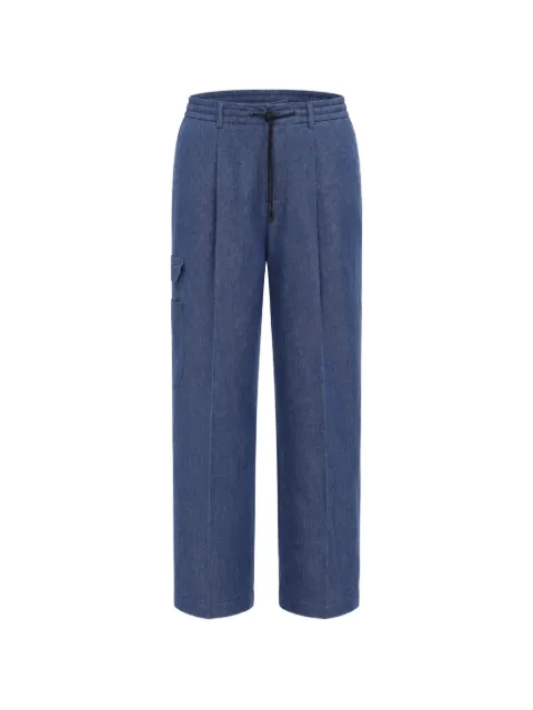 PT Torino drawstring pleated trousers