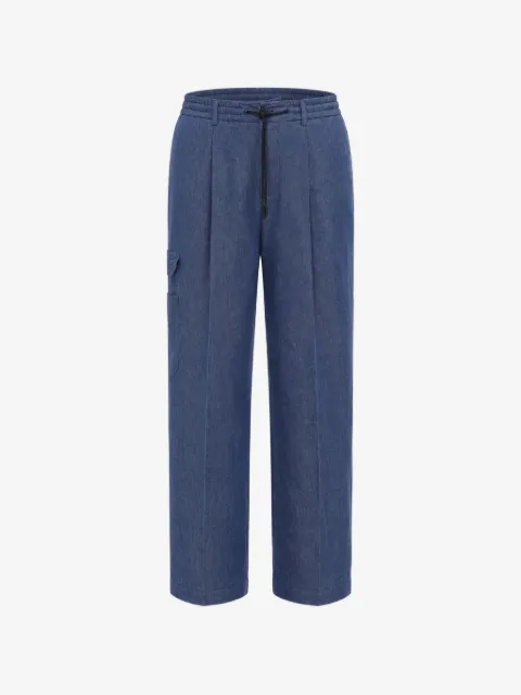 PT Torino drawstring pleated trousers