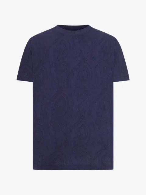 ETRO playera con estampado de cachemira
