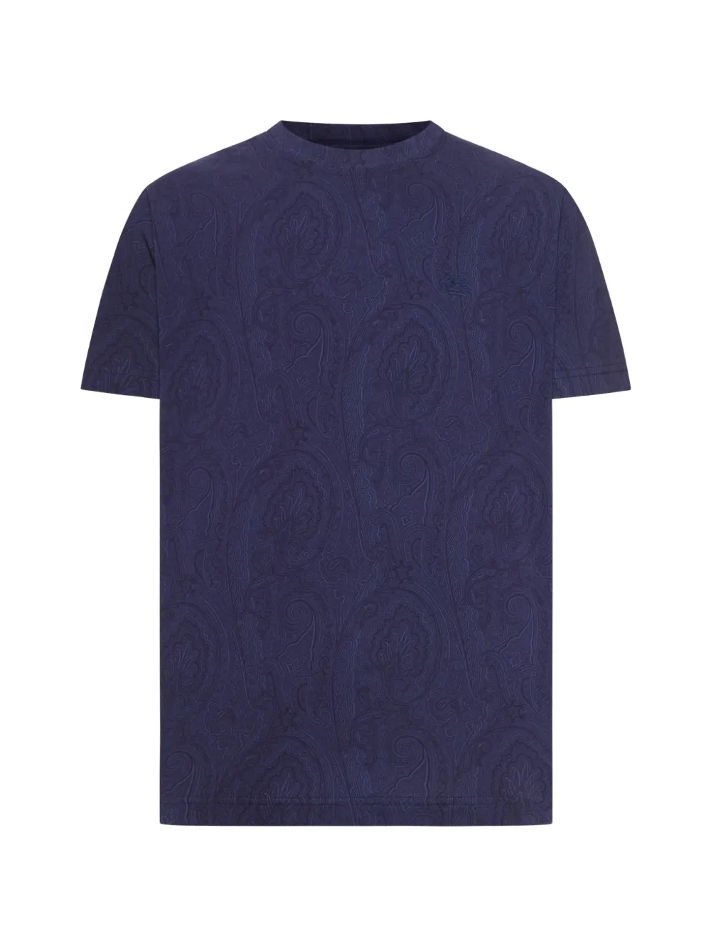 ETRO paisley-print T-shirt Blauw