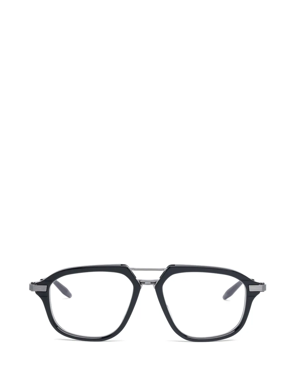 Akoni geometric-frame glasses - Nero