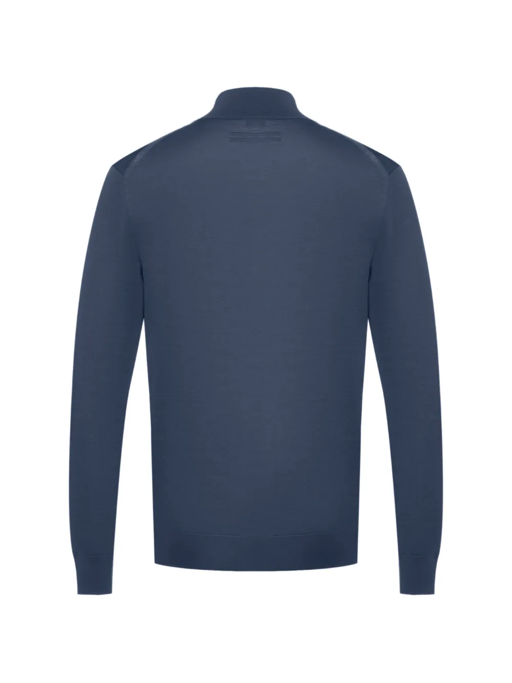 Zegna Trui met halve rits Blauw