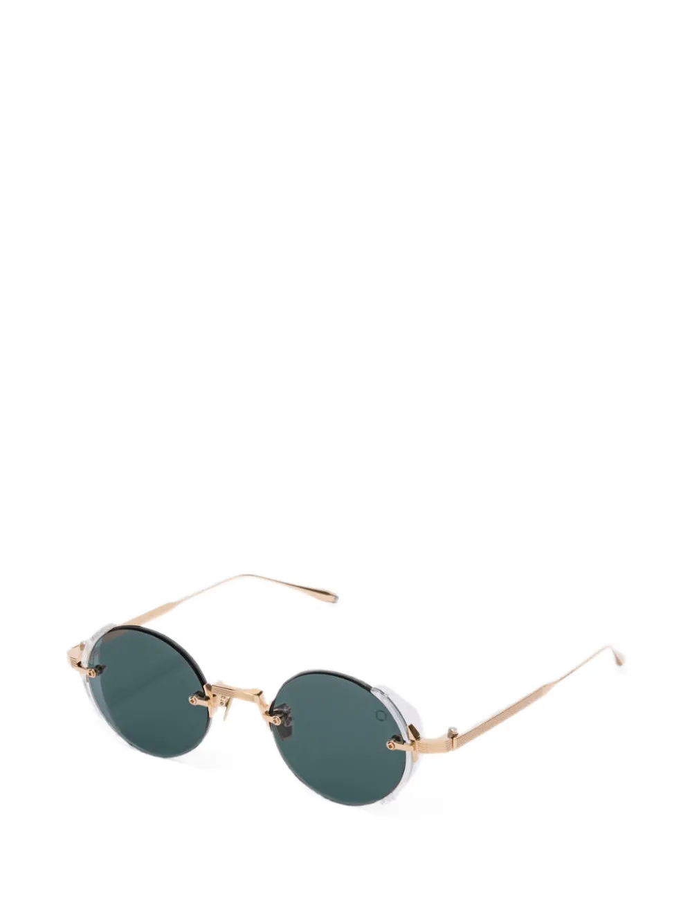 Akoni Jupiter zonnebril met rond montuur Goud