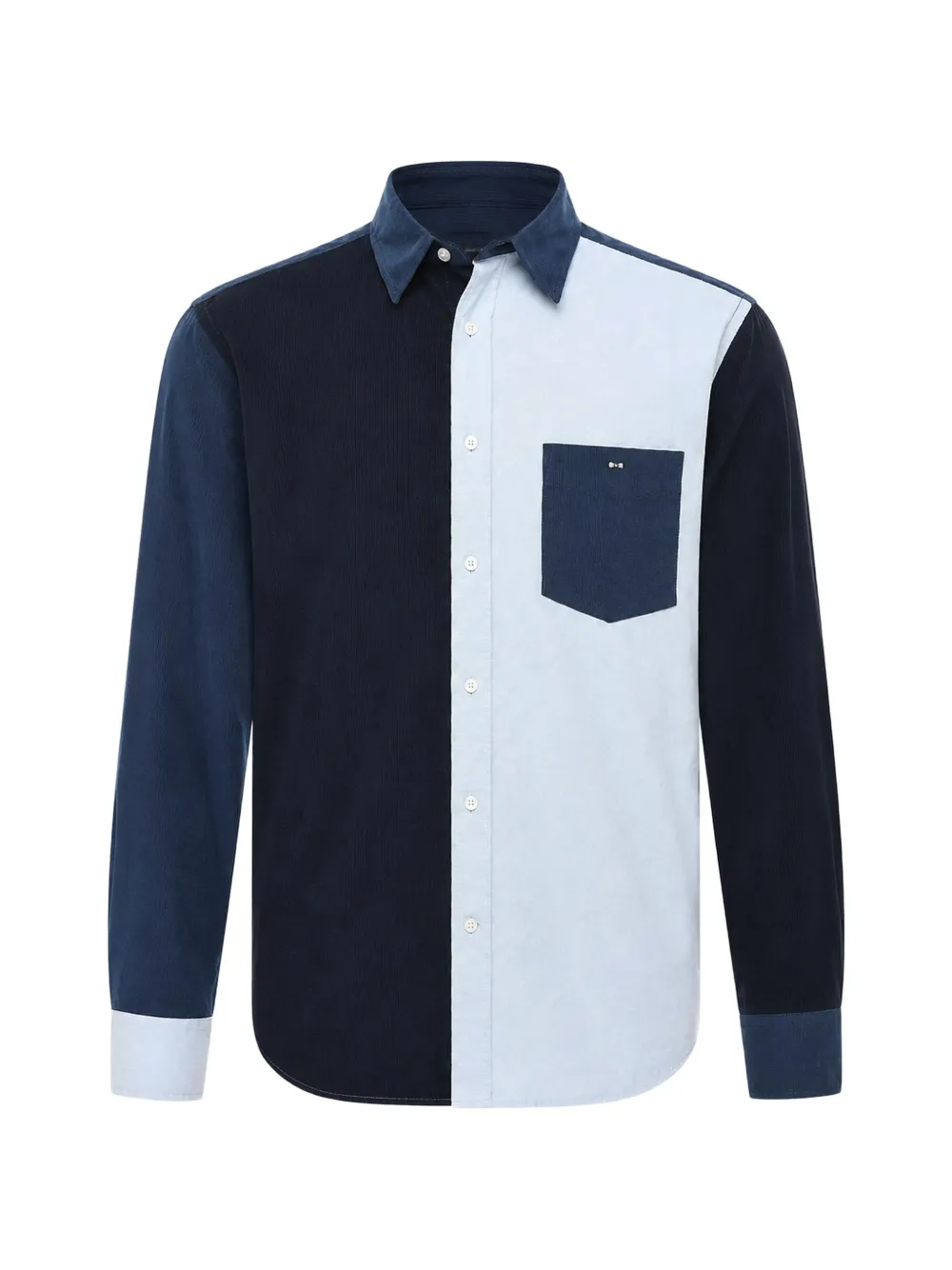 Eden Park Arbonne colour-block corduroy shirt