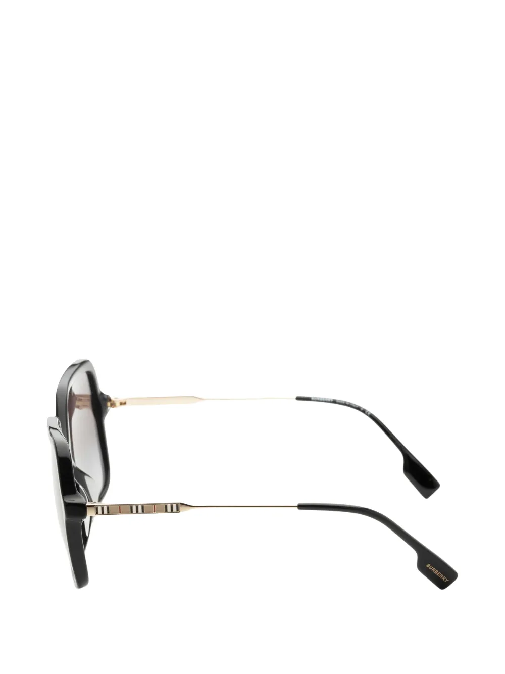 Burberry Eyewear Isabella geometric-frame sunglasses Zwart
