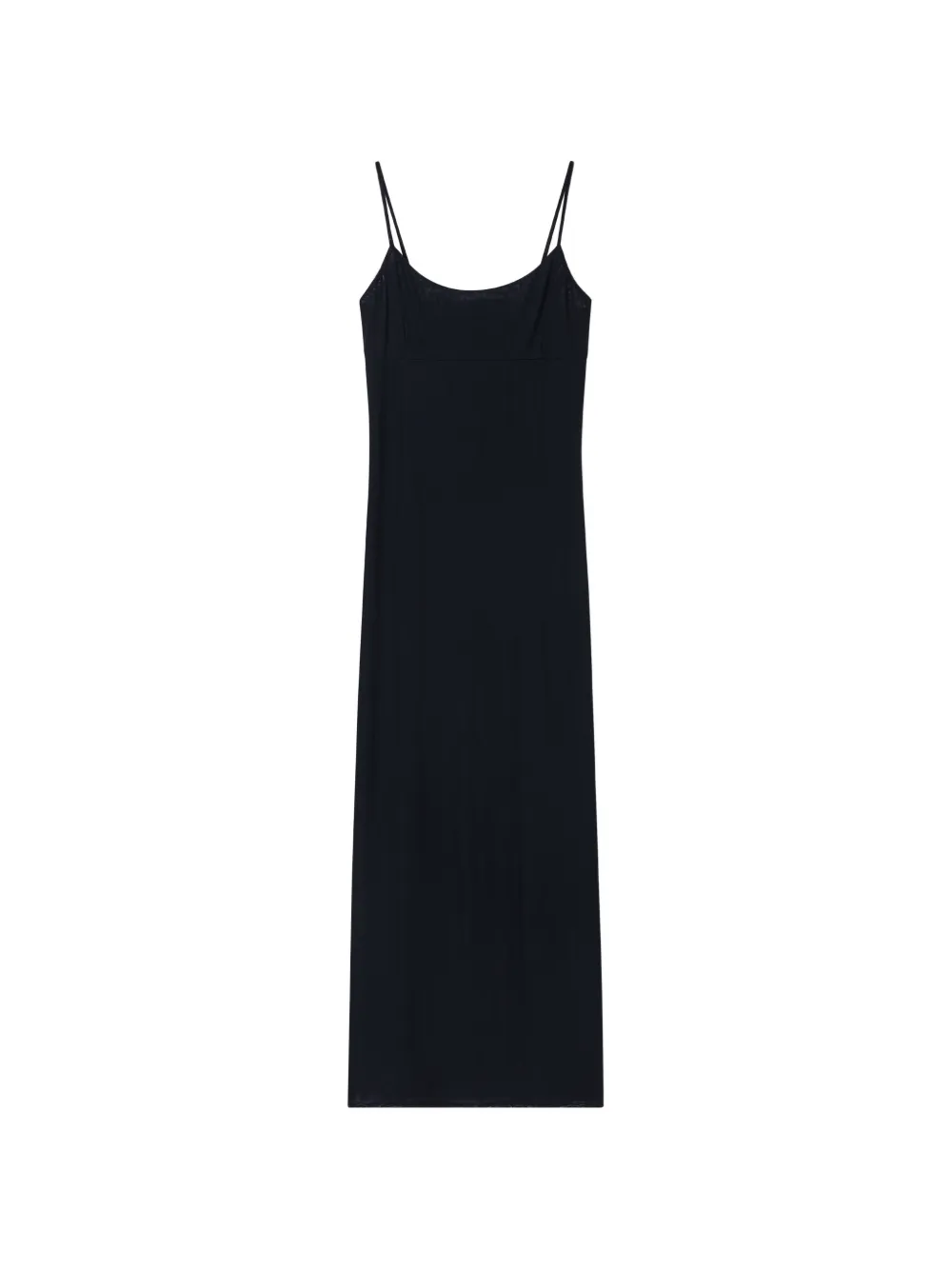 Emporio Armani Abito lungo con spalline - Nero