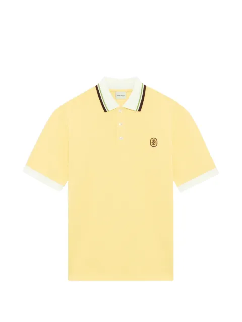 Drôle De Monsieur D Mirror logo-embroidered polo shirt