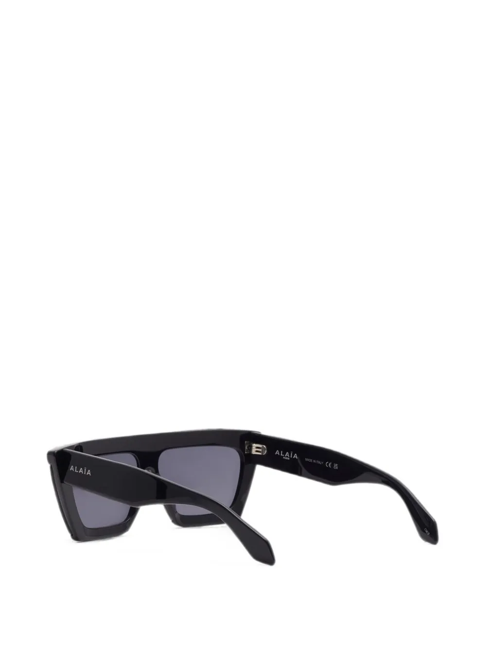 Alaia Eyewear Zonnebril met geometrisch montuur Zwart