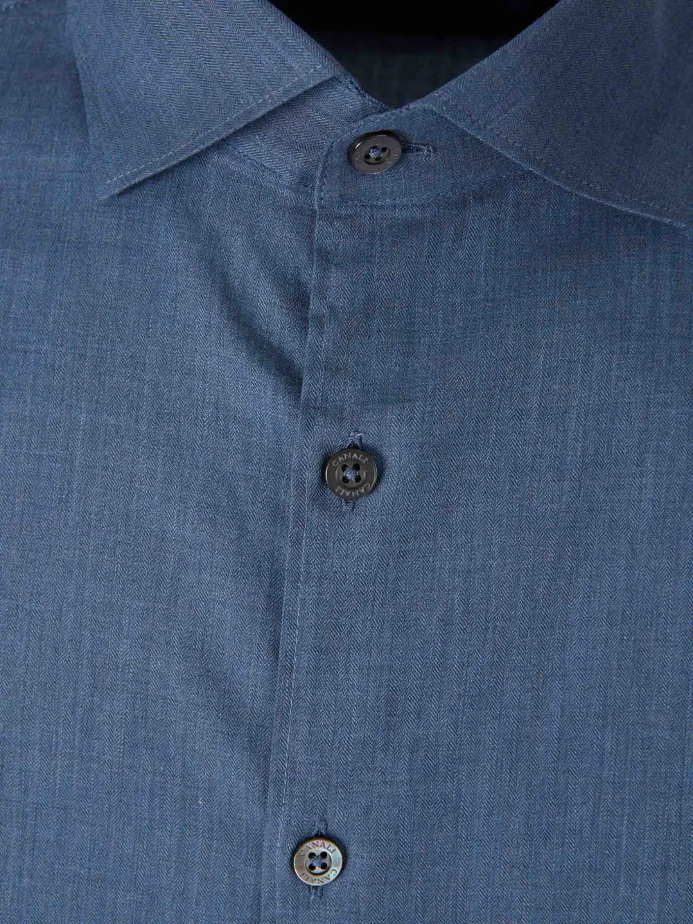 Canali Katoenen overhemd Blauw