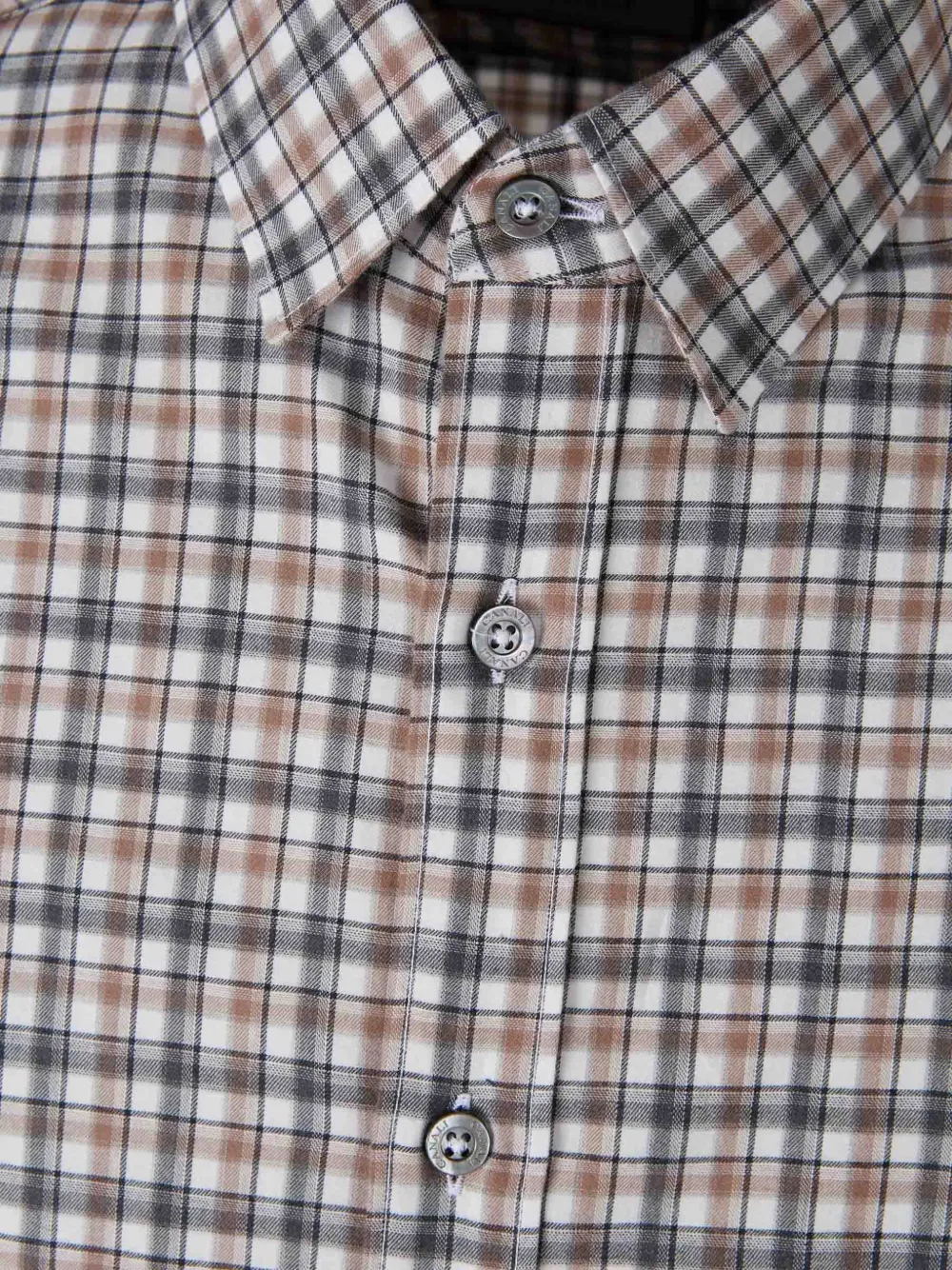 Canali Katoenen overhemd Beige