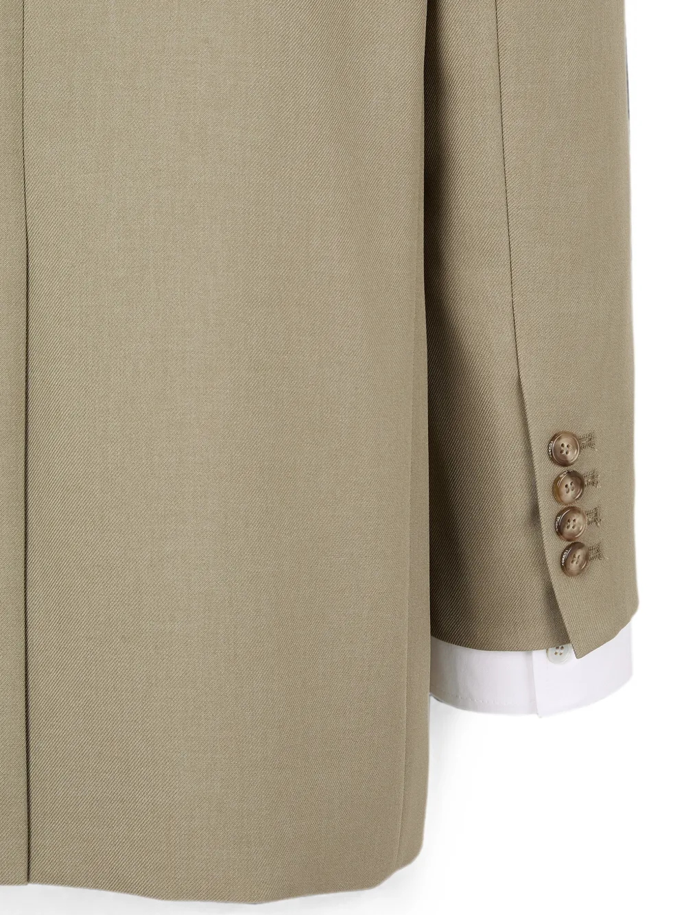 TOMBOY Blazer met enkele rij knopen en gelaagde mouwen Beige