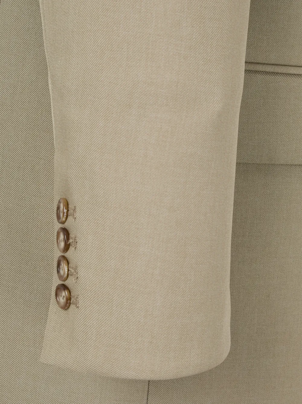 TOMBOY Blazer met enkele rij knopen en gelaagde mouwen Beige
