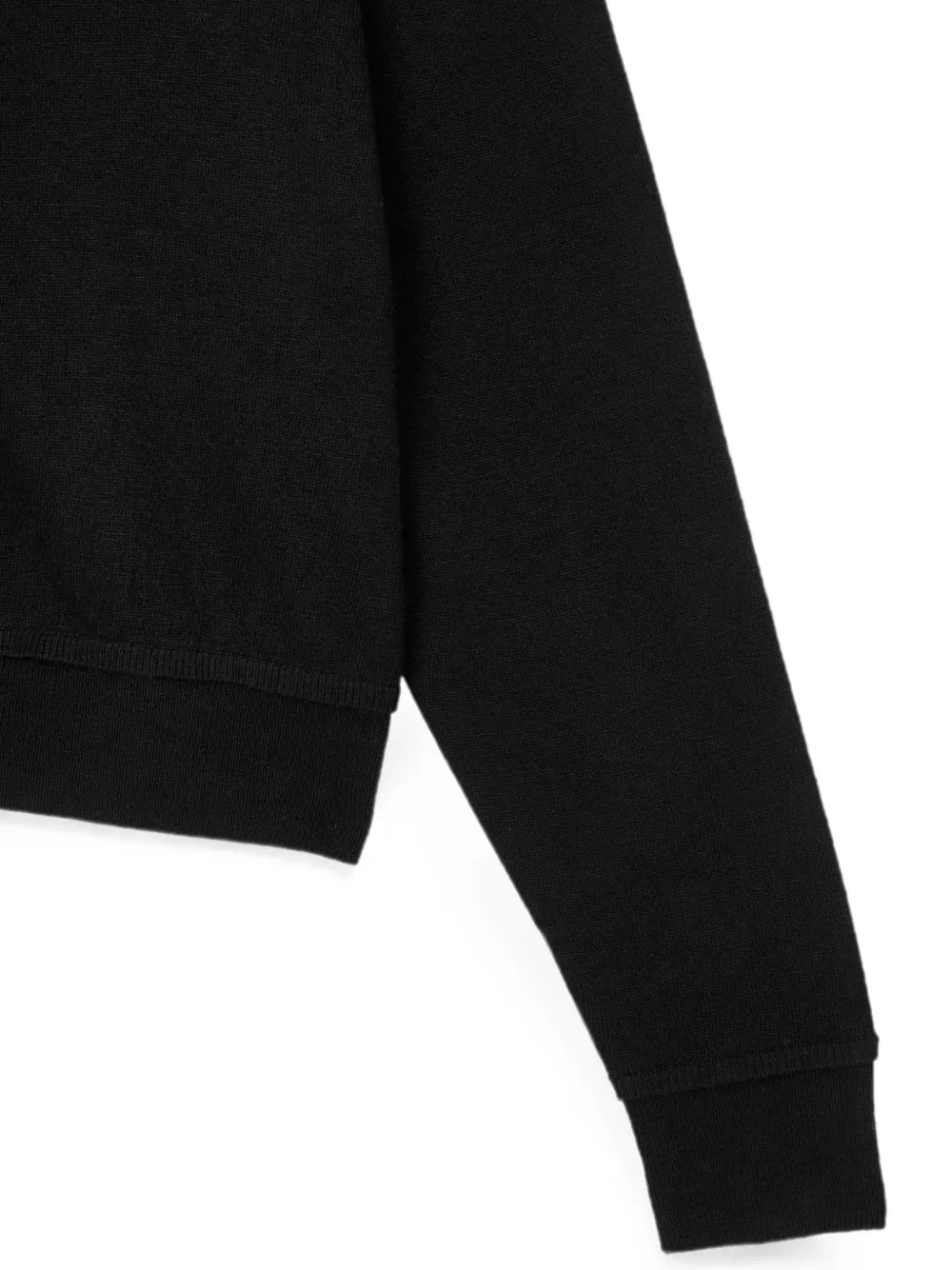 TOMBOY Vest met geribbelde afwerking Zwart