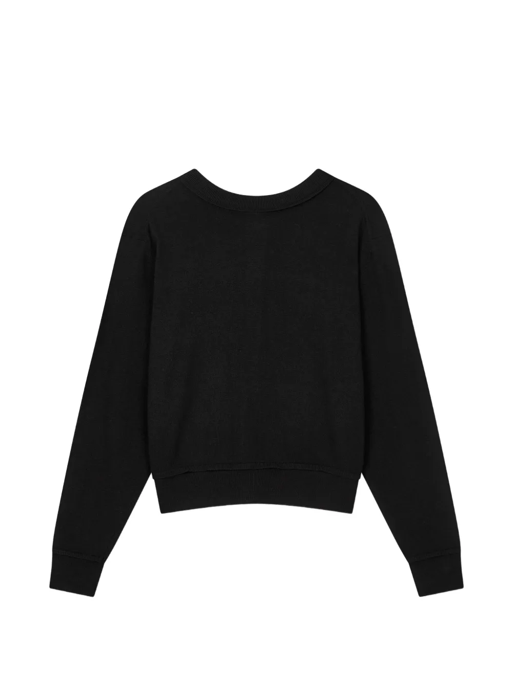 TOMBOY Vest met geribbelde afwerking Zwart
