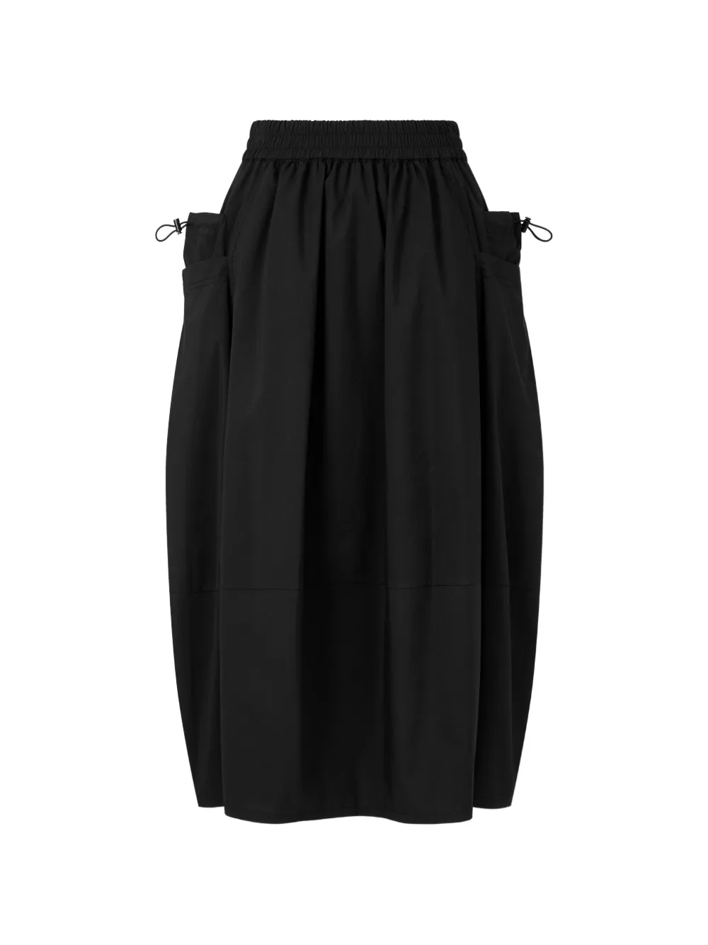 TOMBOY drawstring-pocket cotton balloon skirt - Grau