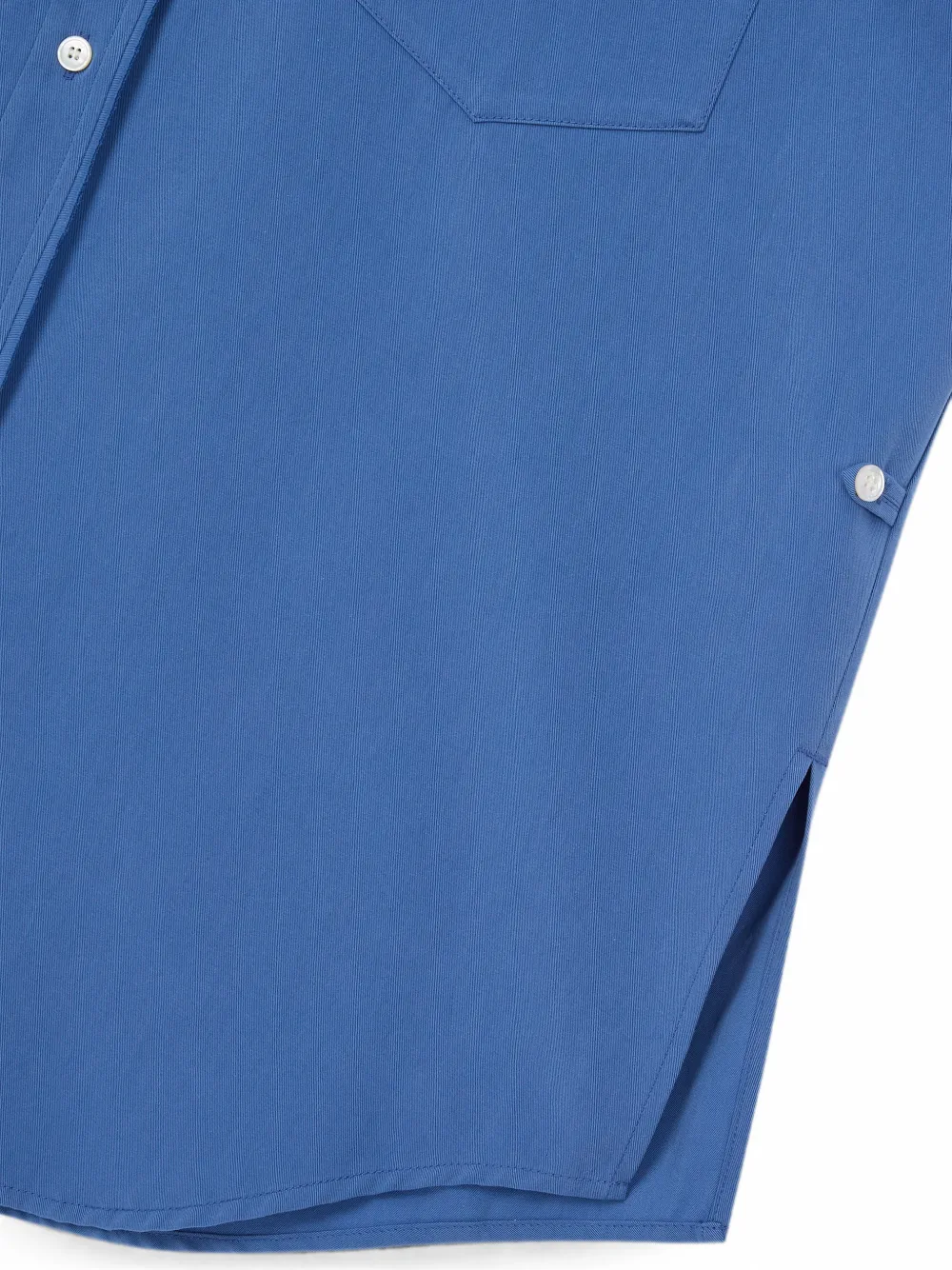 TOMBOY Button-down katoenen blouse Blauw