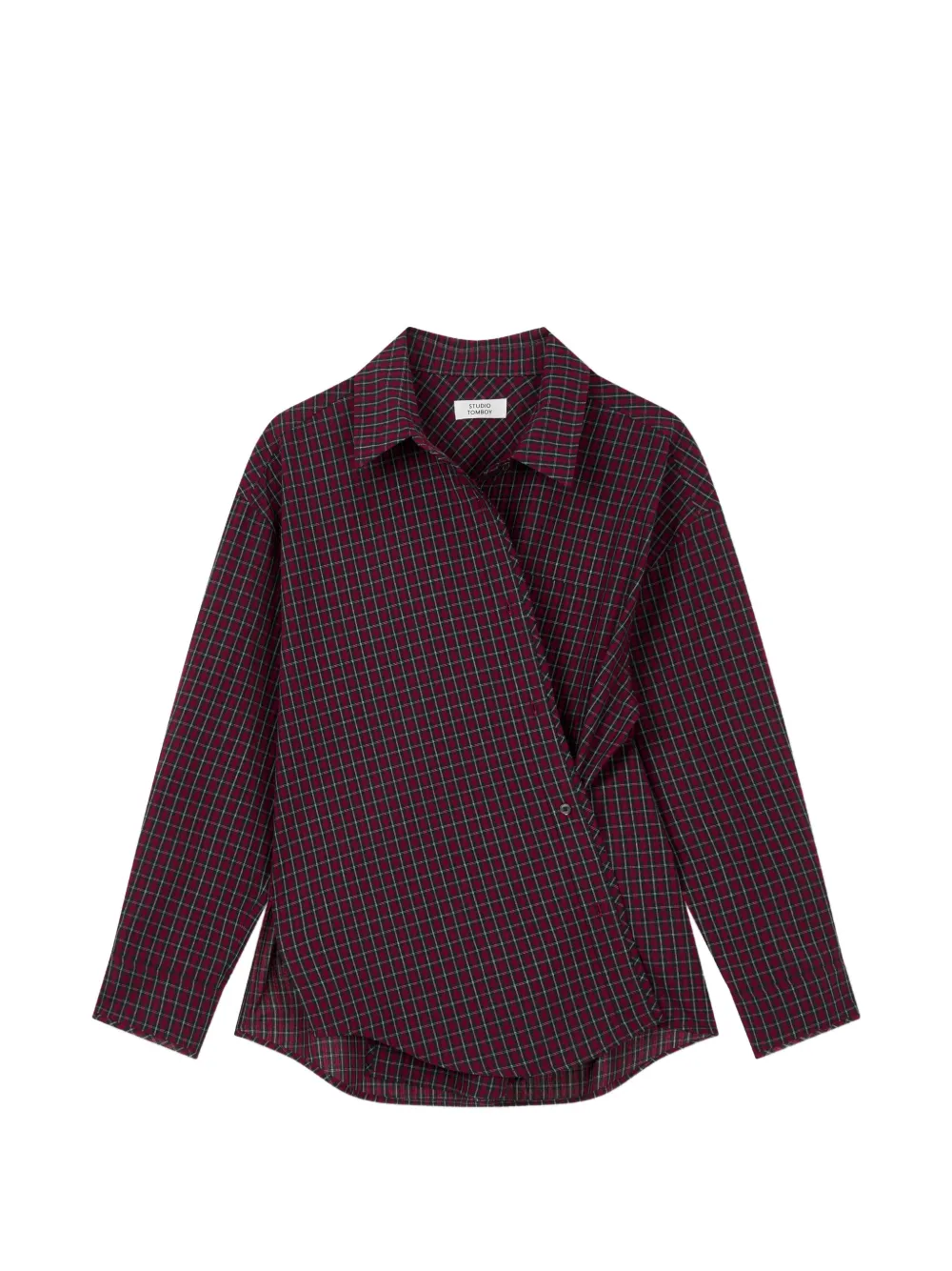 TOMBOY Geruit blouse Rood