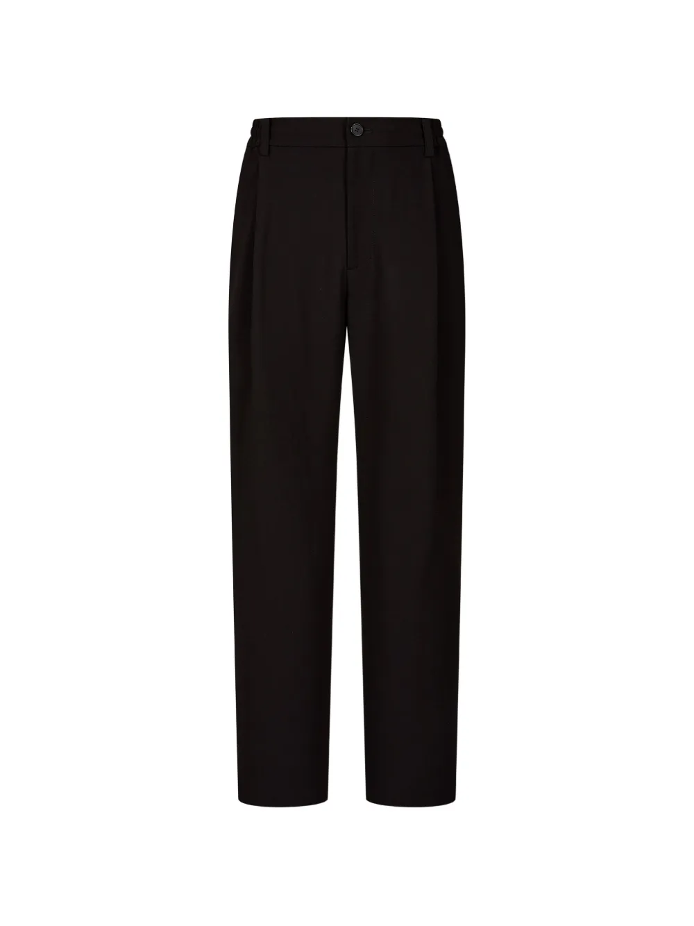 TOMBOY pleated elasticated-waist trousers - Nero