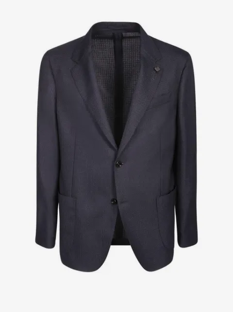 Lardini Roma flower-detail blazer