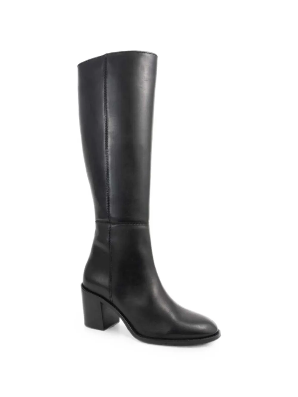 SERGIO MORETTI FIRENZE knee-high block-heel boots Zwart