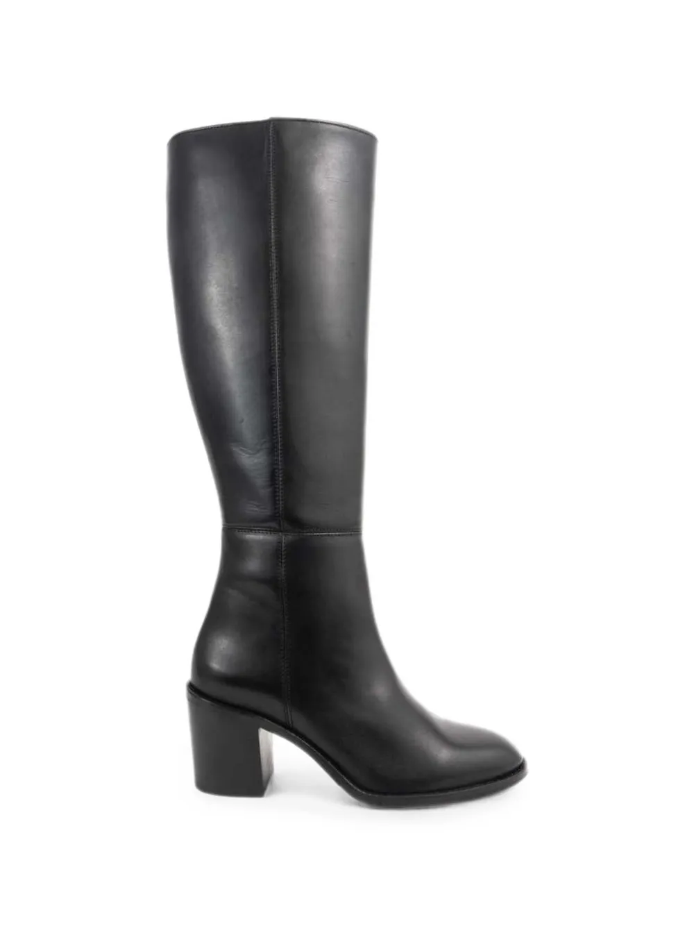 SERGIO MORETTI FIRENZE knee-high block-heel boots - Nero