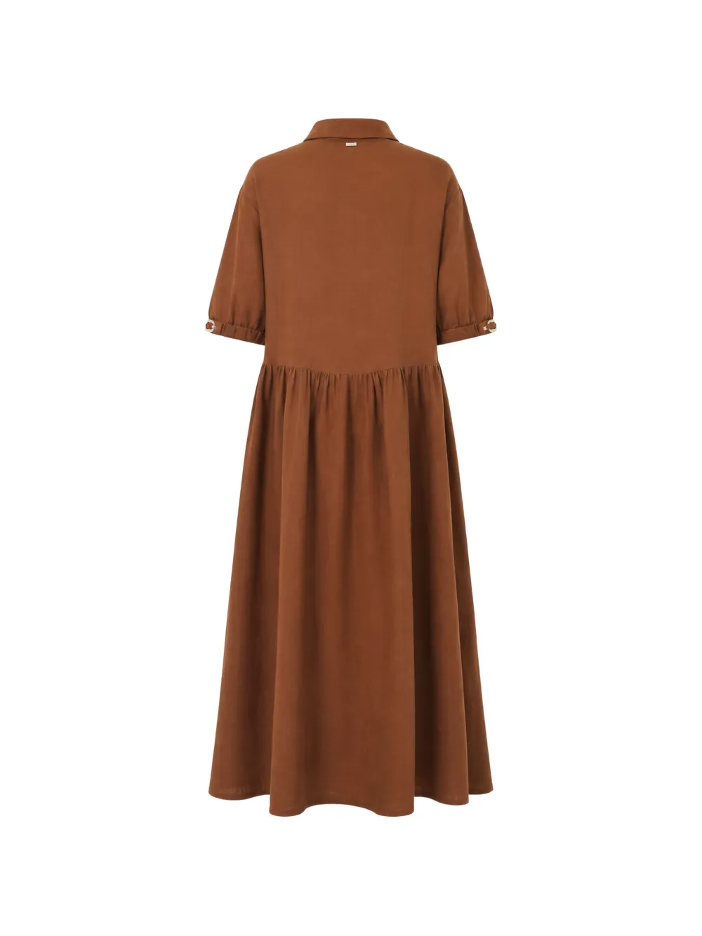 Herno Midi-jurk met knoopsluiting Bruin