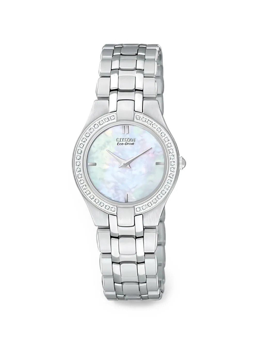 Citizen Of Humanity Stiletto Diamond 25mm Watch In Silver