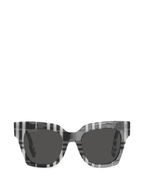 Burberry lunettes de soleil Check à monture carrée