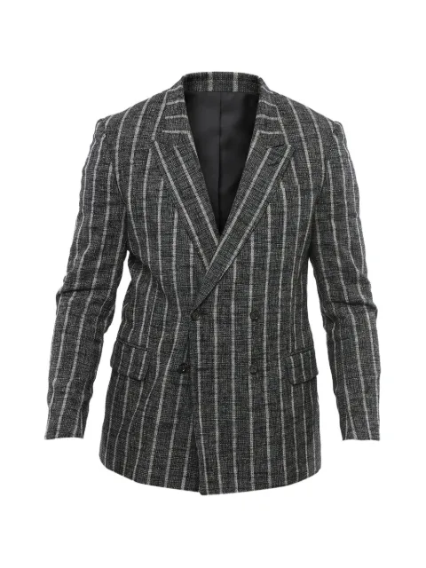 Corneliani double-breasted striped blazer