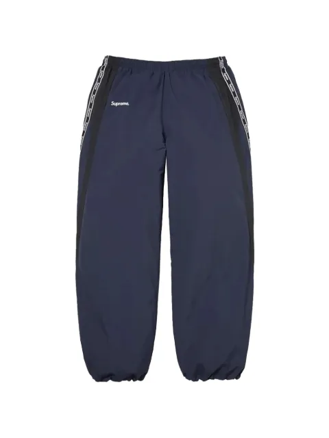 Supreme logo-tape track pants