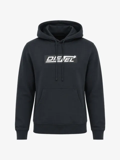 Diesel ロゴ ブラッシュドパーカー