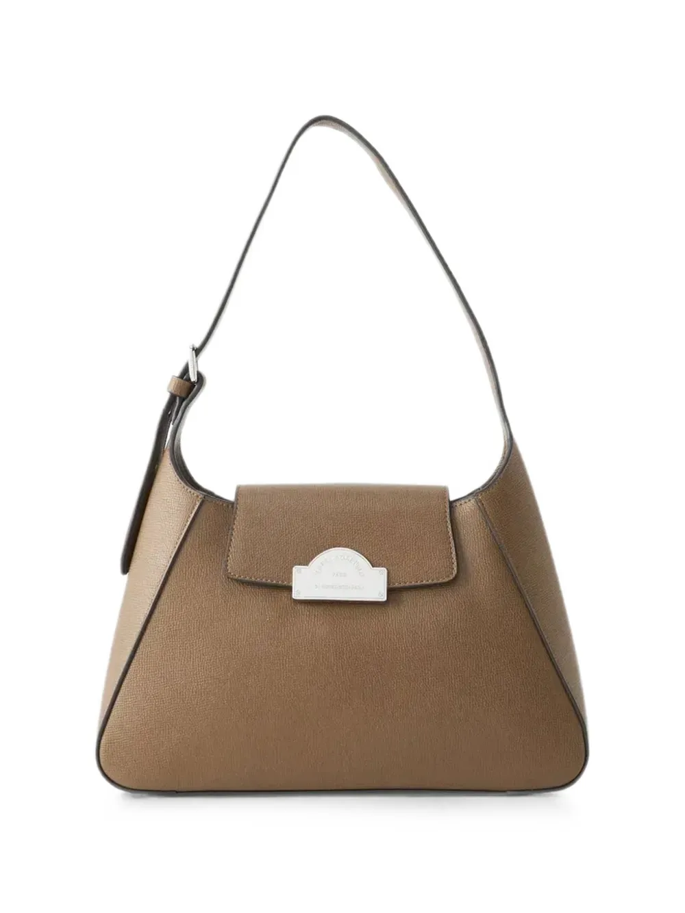 Karl Lagerfeld Rue St-Guillaume grained-leather shoulder bag - Toni neutri