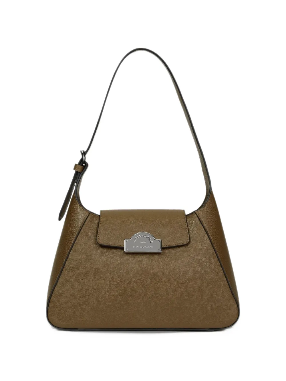 Karl Lagerfeld Rue St-Guillaume grained-leather shoulder bag - Toni neutri