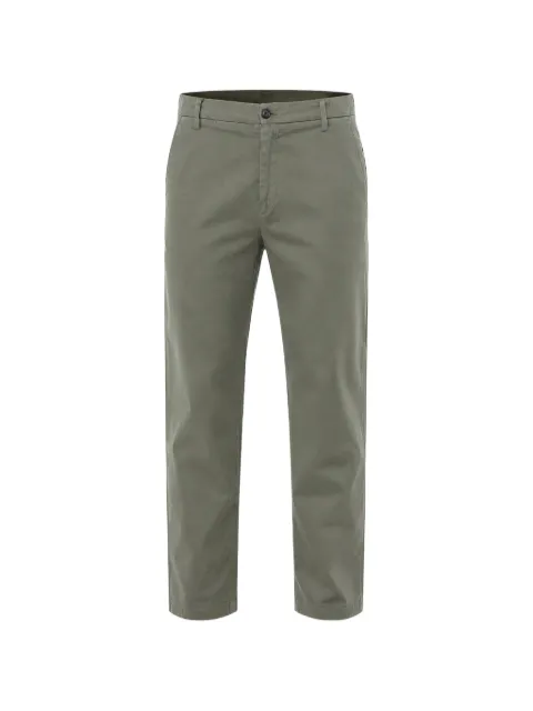 BE ABLE Edoardo zip-up straight-leg trousers