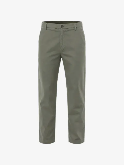 BE ABLE Edoardo zip-up straight-leg trousers