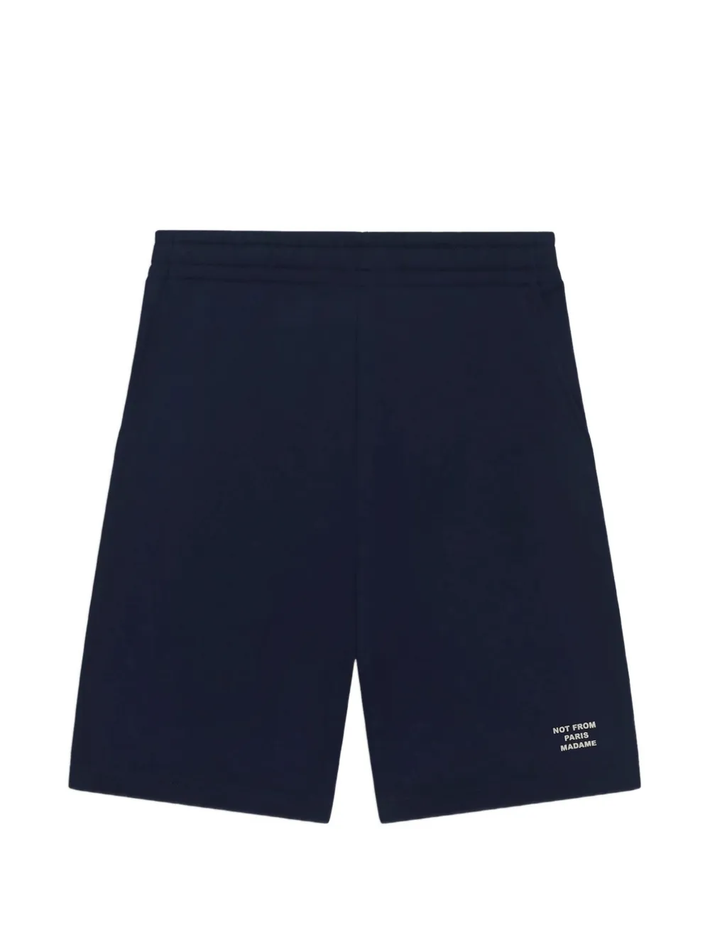 Drôle De Monsieur elastic-waistband shorts - Blu