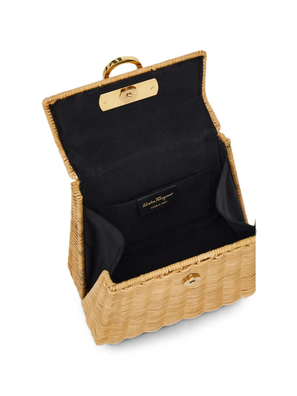 Ferragamo shopper met magnetische sluiting Beige