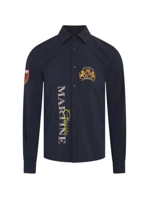 Martine Rose logo-embroidered sports shirt