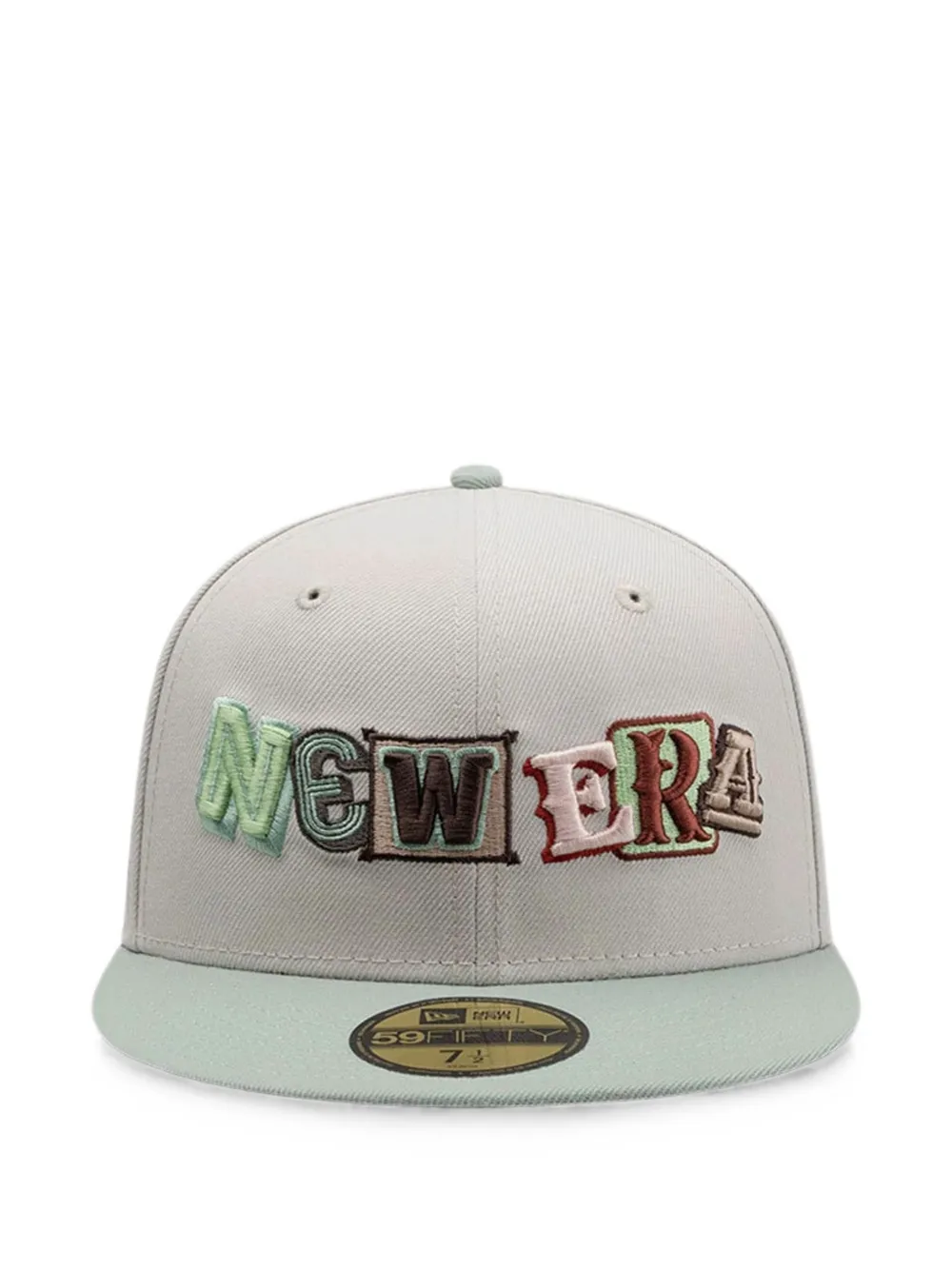 NEW ERA CAP DIY Note 59Fifty logo-embroidered cap - Toni neutri