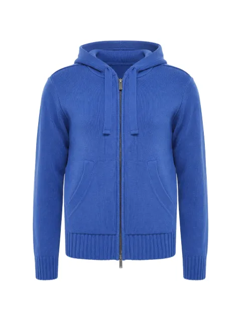 Paolo Pecora zip-up knitted hoodie