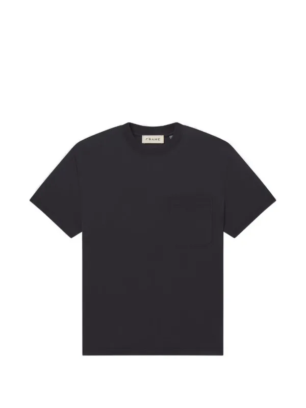 Frame Patch-pocket T-shirt in Black