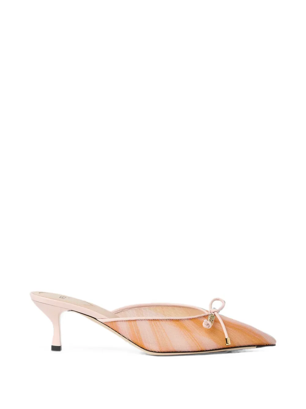 FENDI bow-detail pointed-toe pumps - Arancione