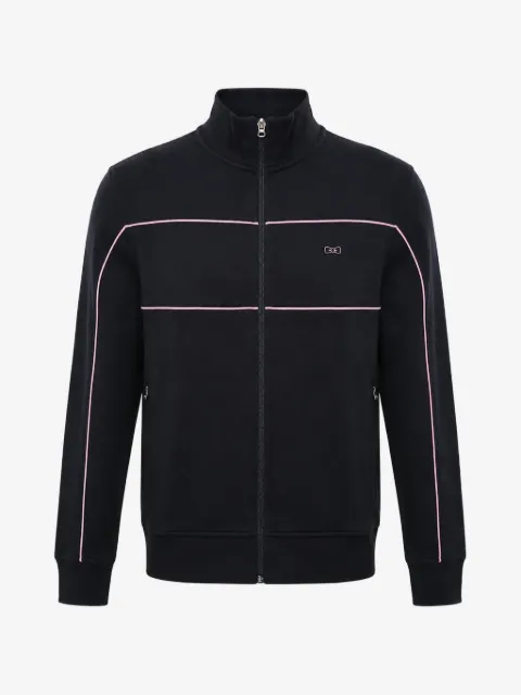 Eden Park zip-up contrast-piping sweatshirt