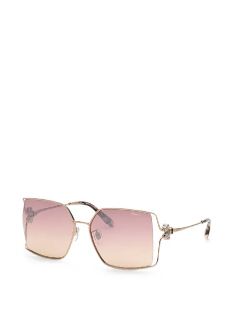 Chopard crystal-embellished square-frame sunglasses