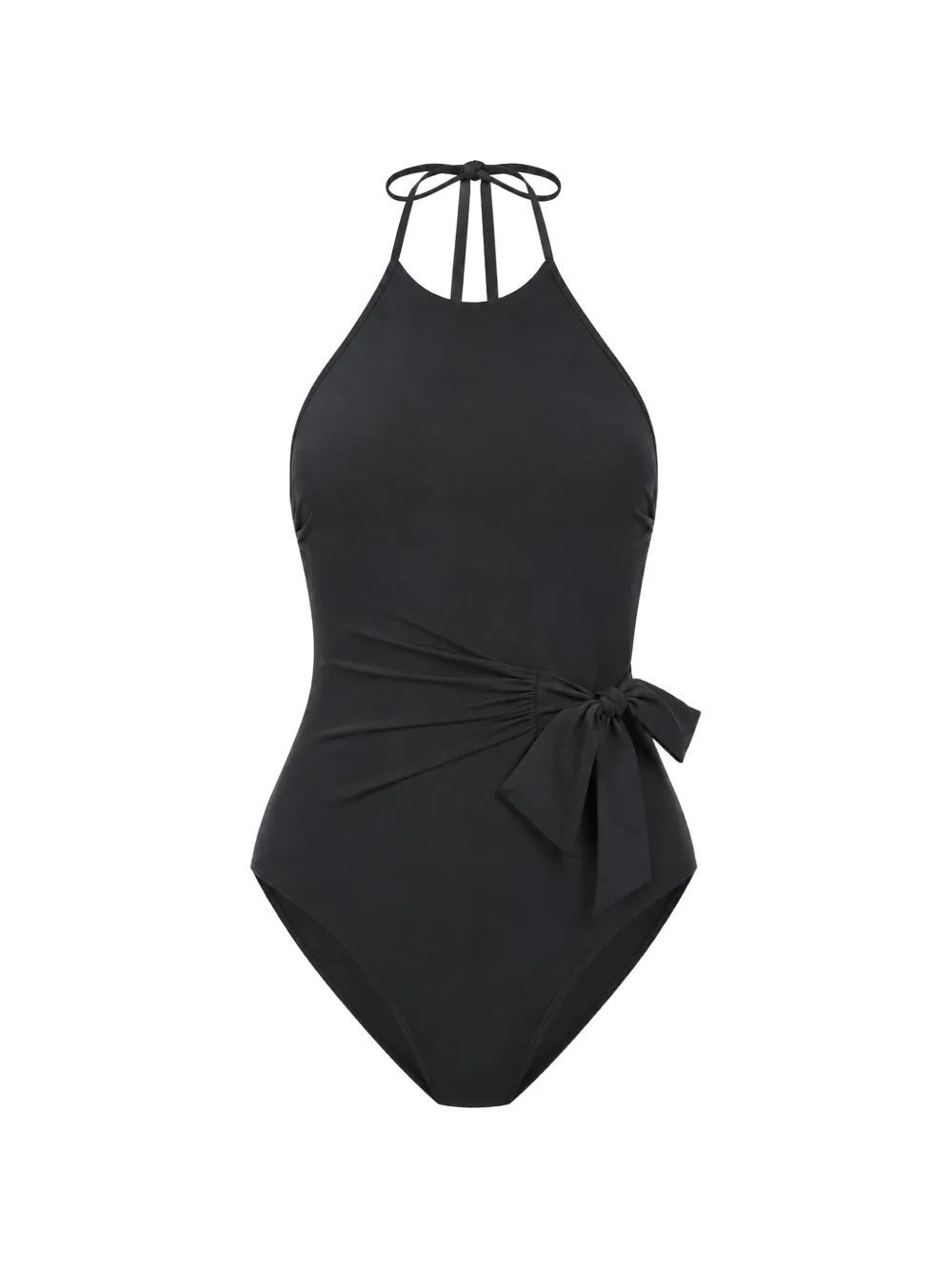Gottex Luna bow-detail swimsuit - Nero