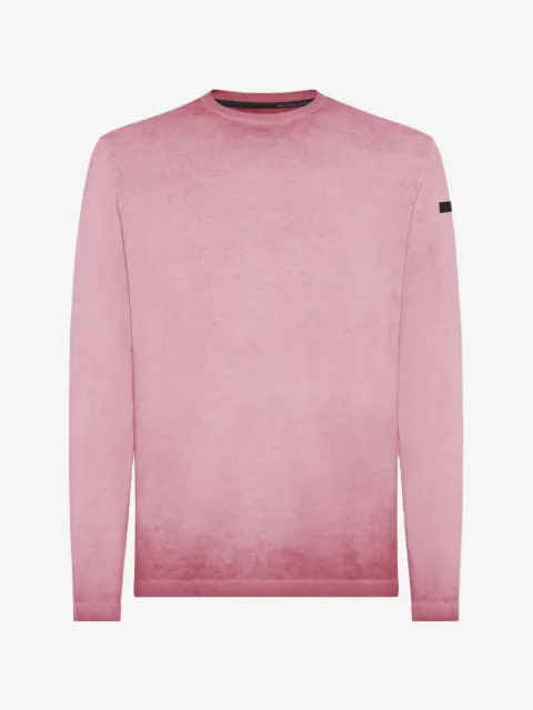 RRD faded-effect crew-neck sweater