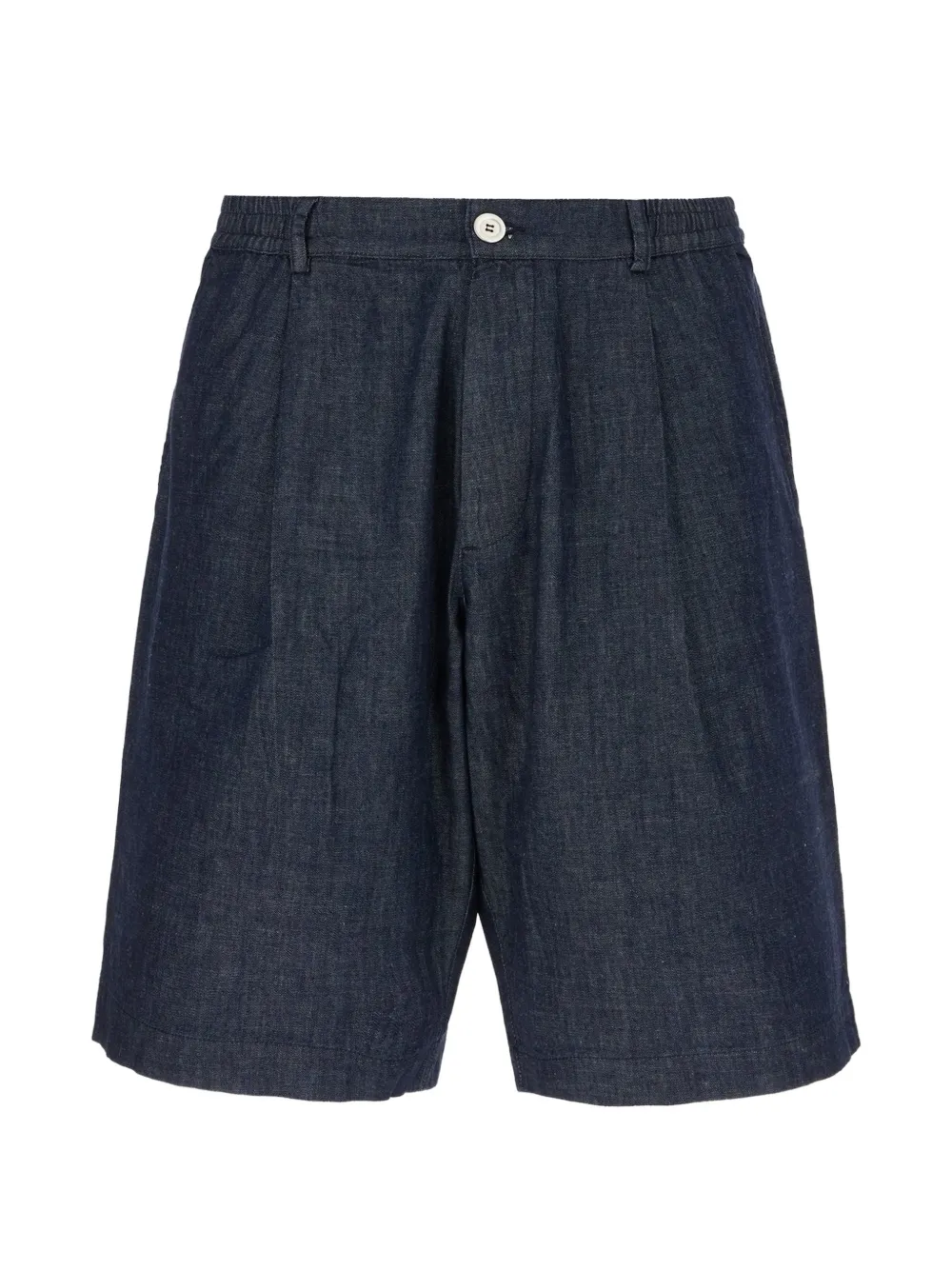 ALPHA STUDIO pleated elasticated-waist shorts | azul | Image 1